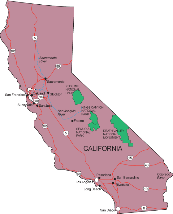 ca map