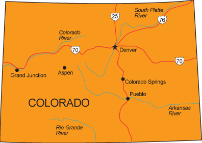 Co Map Colorado State Map Co Map Colorado State Map