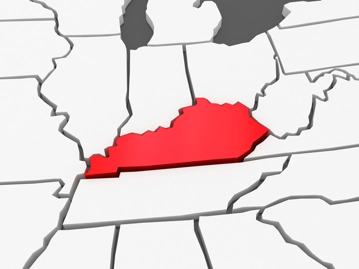 3d kentucky map