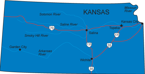 Ks Map Kansas State Map