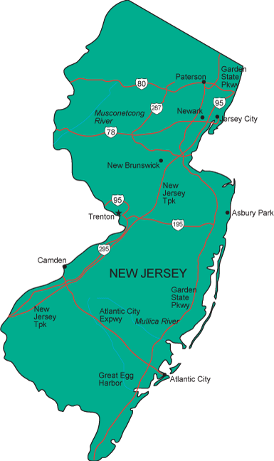 nj map