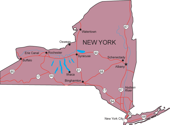 ny map