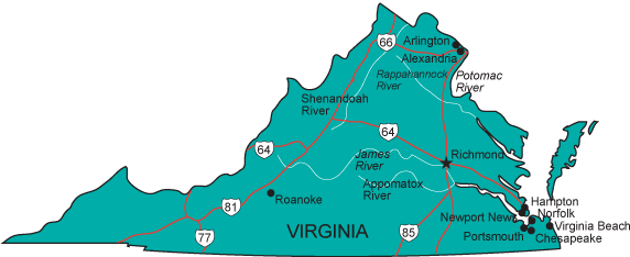 Virginia Map