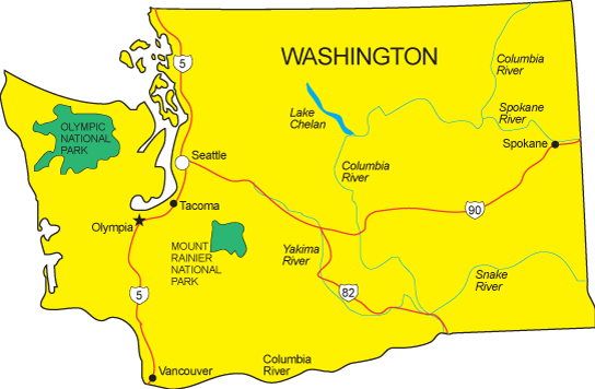 wa map