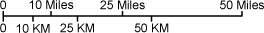 Wyoming map scale